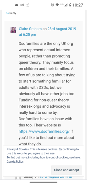 Question about gender identity
