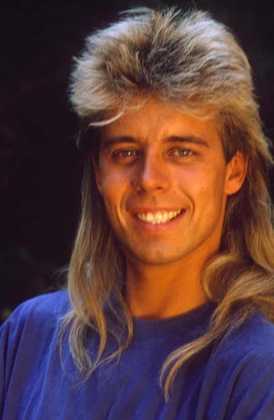 My husband has just left to get his mullet cut