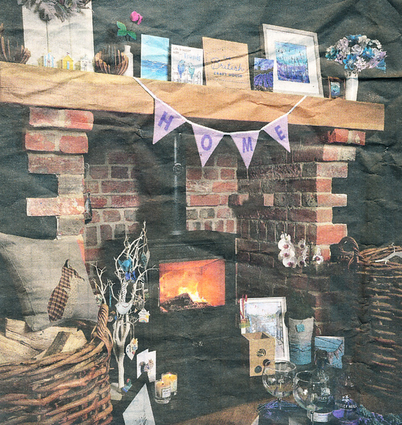 Where might I get this red-brick fireplace?