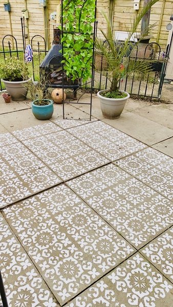Patio stencils