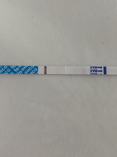 Faint line or evaporation?