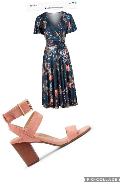 Which colour shoes with this dress please?
