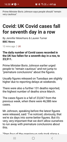 Why is the Guardian reporting 131 daily deaths?