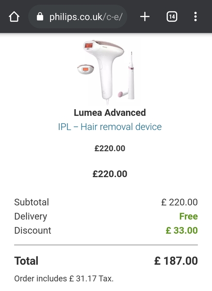 Philips Lumea... Advanced? Prestige? Help