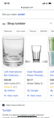 What do you call a wide but short glass?