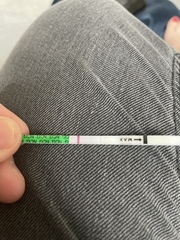 Faint bfps, no symptoms, pink bleeding?