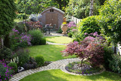 to put a moongate into a narrow back garden?