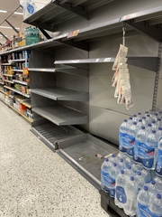 Empty supermarket shelves?