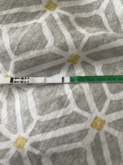 Faint bfps, no symptoms, pink bleeding?