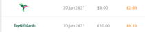 Top cashback extra £2 bonus today 30/07 on £5 spend