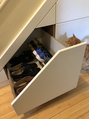 Under stairs built in storage