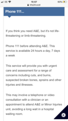 AIBU to go to a&e?