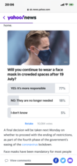 Will they u-turn on masks?