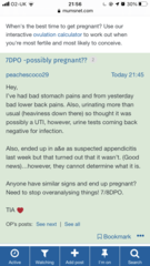 8dpo / pregnancy test