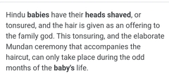 Is it acceptable to shave/cut my 9 week old baby's hair?