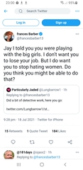 Frances Barber Under Attack From TRAs