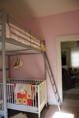 Nursery for new baby, takes away bedroom for DSS