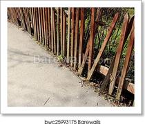 Patching up an old fence