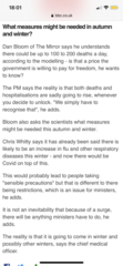 Word “hope” used in today’s press conference…..