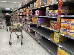 Empty supermarket shelves?