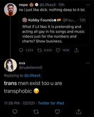 Evidence of TRA /Gender Idealogue Homophobia