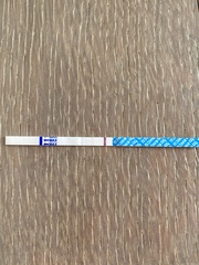 Faint line or evaporation?