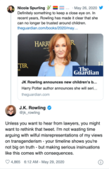 JKR takes on the victim blamers over the pornography tweeted at children