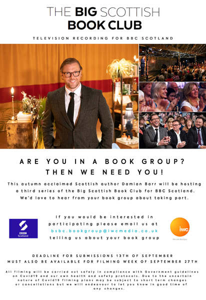 Any women's book groups about? Help out Damian Barr.