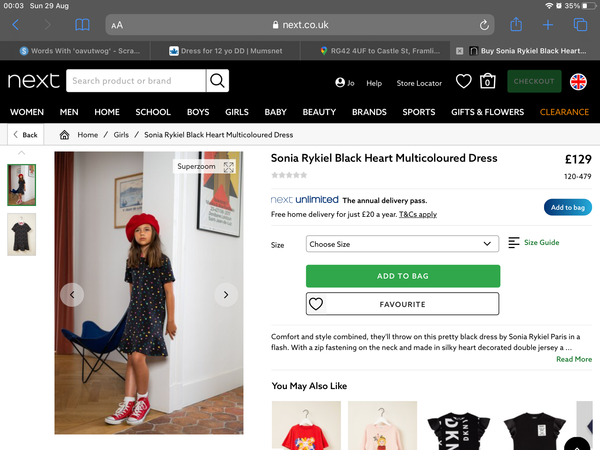 Dress for 12 yo DD
