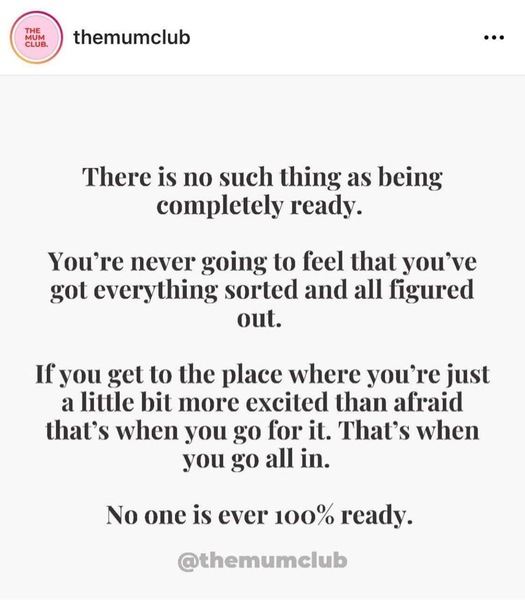 How to know when you’re ready?