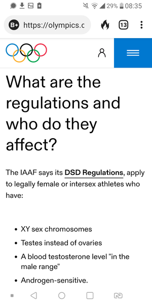 Female Namibian runners change events due to too high testosterone