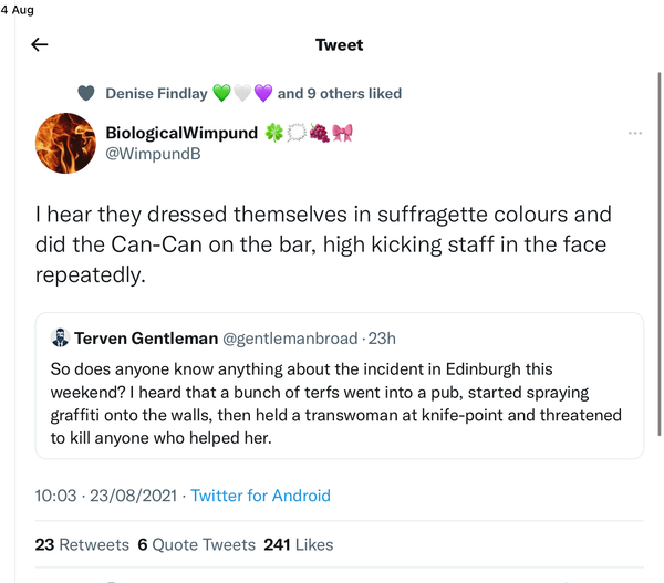 GC women thrown out of Edinburgh pub