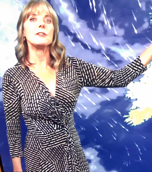 BBC weatherwoman's dress