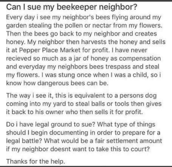 Brazen and Strange requests on NextDoor