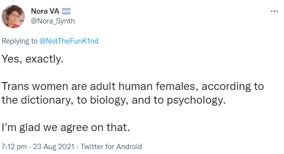We don't get upset when people misgender our LO's so why is there such a huge drama about adults?
