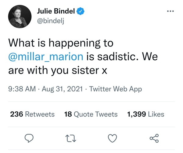 Marion Millar on trial today