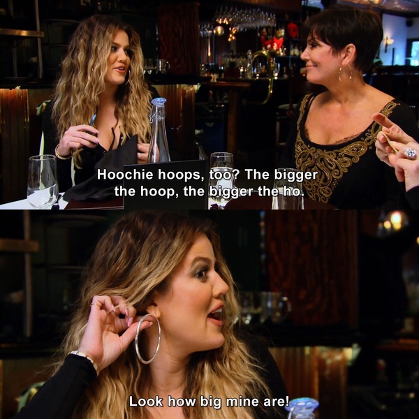To ask if hooped earrings