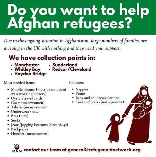 Afghanistan donations