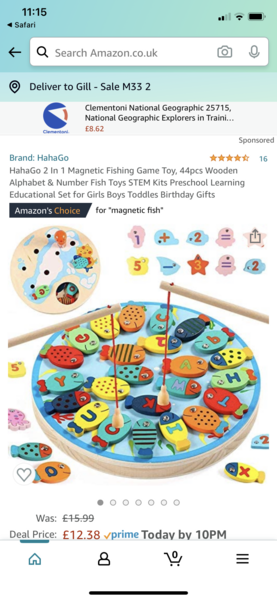 Educational/counting toy for DS (3yo)