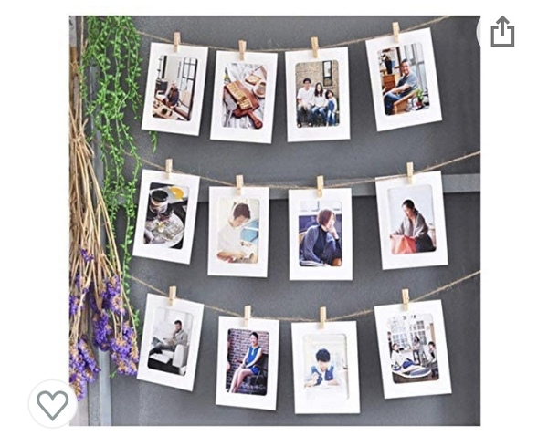 Is there something I can buy to display a large number of photos on a wall?