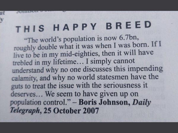 BoJo had been busy - another baby on the way!