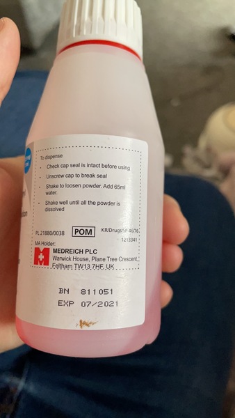 Given out of date penicillin by pharmacy for my toddler?