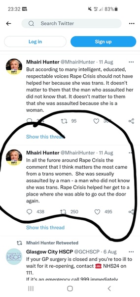 AIBU to be asked to reframe my trauma by the trans CEO of Scottish Rape Crisis?