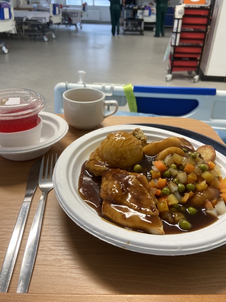 Hospital food pics!
