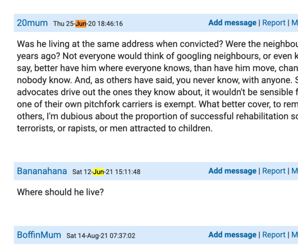 Recent discovery about neighbour..