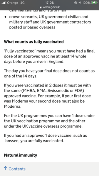 Did you mix vaccines? If so, the govt considers you unvaccinated.