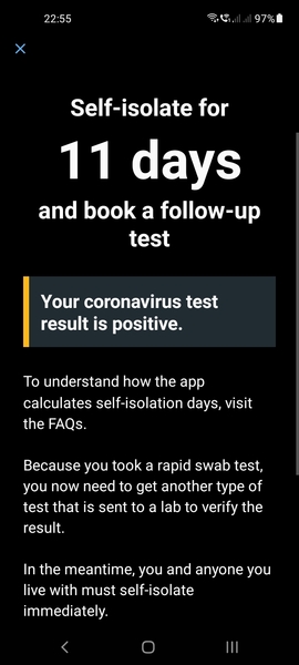 Confused about test result text