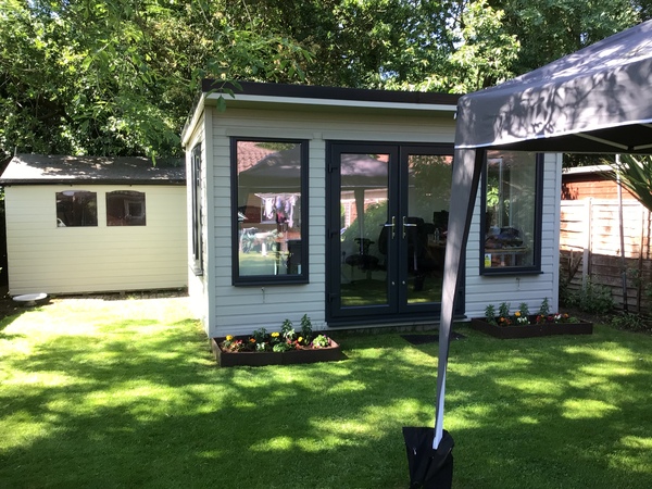 Cost of building a home office in our garden.