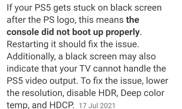 Playstation 5 woes