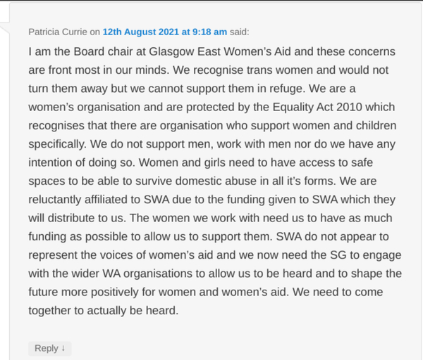 AIBU to be asked to reframe my trauma by the trans CEO of Scottish Rape Crisis?